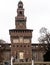 The main entrance to the Castello Sforzesco, Milan
