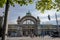 Main entrance to Luzern railway station in Lucerne