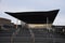 Main entrance to the Senedd - the Welsh National Assembly build