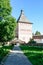 The main entrance tower of the Saviour Monastery of St. Euthymius, Russia, Suzdal