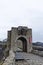 The main entrance of Tsarevets, medieval stronghold located on a hill with the same name in Veliko Tarnovo