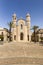 Main Facade of Church of SS. Crucifix Chiesa Santissimo Crocifisso in Rosolini, Province of Syracuse, Sicily, Italy.