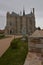 Main Facade Of The Episcopal Palace And Los Angeles Of The Garden Of Gaudi In Astorga. Architecture, History, Camino De Santiago,