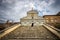 Main Facade of the Medieval Basilica of San Miniato al Monte in Florence Italy