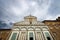 Main Facade of the Medieval Basilica of San Miniato al Monte in Florence Italy