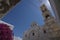 Main Facade Of The Panagia Tourliani Monastery In Ano Mera On The Island Of Mykonos. Architecture Landscapes Travels Cruises.