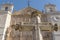 Main facade of San Pablo in Valladolid. Plateresque style. Valladolid, Castilla y Leon, Spain