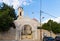 The main gate at the entrance to the Greek Orthodox Shepherds Field in Beit Sahour, in the Palestinian Authority, Israel