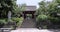 A main gate of Japanese traditional temple JINDAIJI at the old fashioned street
