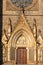 Main gate and portal of Church of St. Ludmila at the Peace Square, aka Namesti Miru, in Prague, Czech Republic