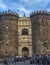 Main gate sculptures at Castel Nuovo, middle age fortress and its arc of triumph, Naples,Italy