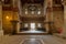 Main hall of Beshtak Palace, an ancient historic palace built in the Mamluk era, located in Muizz Street, Cairo, Egypt