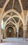 Main hall of Castello Maniace Castle fortress on Ortigia island of Syracuse old town in Sicily in Italy