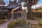 Main hall of Gokokuin temple enshrines Daikokuten the god of happiness and wealth with a ChÅzuya water ablution pavilion