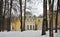 Main house  in palladian style of Brattsevo estate on Skhodna river of the North-Western administrative district of Moscow, Russia