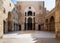 Main Iwan at courtyard of public historic mosque of Sultan Qalawun, Moez Street, Cairo, Egypt