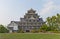 Main keep of Okayama Castle, Japan. National Historic Site