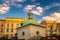 Main Market Square in Krakow town, Poland