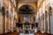 Main nave and apse of St. Marc Evangelist Basilica, San Marco Evangelista al Campidoglio at Piazza Venezia in Rome in Italy