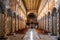 Main nave and apse of St. Marc Evangelist Basilica, San Marco Evangelista al Campidoglio at Piazza Venezia in Rome in Italy