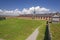 Main Parade Ground in a Historical Fortress