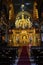 The main prayer hall with an altar in St Stephen Bulgrian church in Istanbul also known as Iron Church