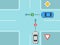 Main or priority road and give way sign rule. Cars on cross intersection. Priority on crossroad infographic.