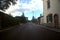 Main road bordered by olive tree plantations