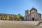 Main square in Besalu, Spain