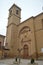 Main Square Of Casalarreina With Its Picturesque Buildings And The Church Of San Martin. Architecture, Art, History, Travel.