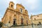 Main square and Cathedral in Marsala, Sicily