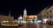 The Main Square & x28;Hlavne namestie& x29; and old Town Hall in the night, Bratislava, Slovakia