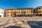 Main Square in Lazise Village - Tourist Resort on Lake Garda Verona Veneto Italy