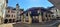 Main square of the old town of Martel, France