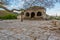 The main square of the picturesque village of Vitsa in Zagori area in Northern Greece