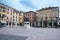 The main square of the town of Salo on the shores of Lake Garda