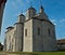 Main stone church in monastery Kovilj, Serbia