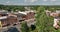 Main Street aerial view city center urban skyline Glasglow Kentucky