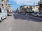 Main street of Aliaga in izmir large wide street with little traffic