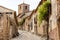 Main street on Caracena , Soria, Castile and Leon community, Spain