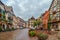 Main street in Kaysersberg, Alsace, France