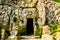 Main temple of the ancient balinese temple Goa Gajah, Elephant Cave in Bali, Unesco, Indonesia