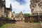 Main tower, courtyard and libraries of ancient Khmer temple built of red sandstone and laterite and dedicated to the Hindu god Shi