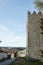 Main tower of Trancoso castle and surroundings. Portugal