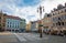 Main town square of Liberec, Czechia