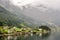 Main view of Bakka, a tiny village in the municipality of Aurland in Sogn og Fjordane county, Norway.