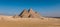 Main View to All Seven Ancient Egyptian Pyramids from Giza city