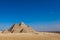 Main View to All Seven Ancient Egyptian Pyramids from Giza city