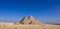 Main View to All Seven Ancient Egyptian Pyramids from Giza city