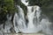 Main waterfall in Kuang Si waterfalls near Luang Prabang